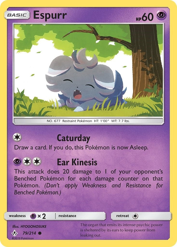 Image for Espurr (79/214) (SM10) - Pokemon