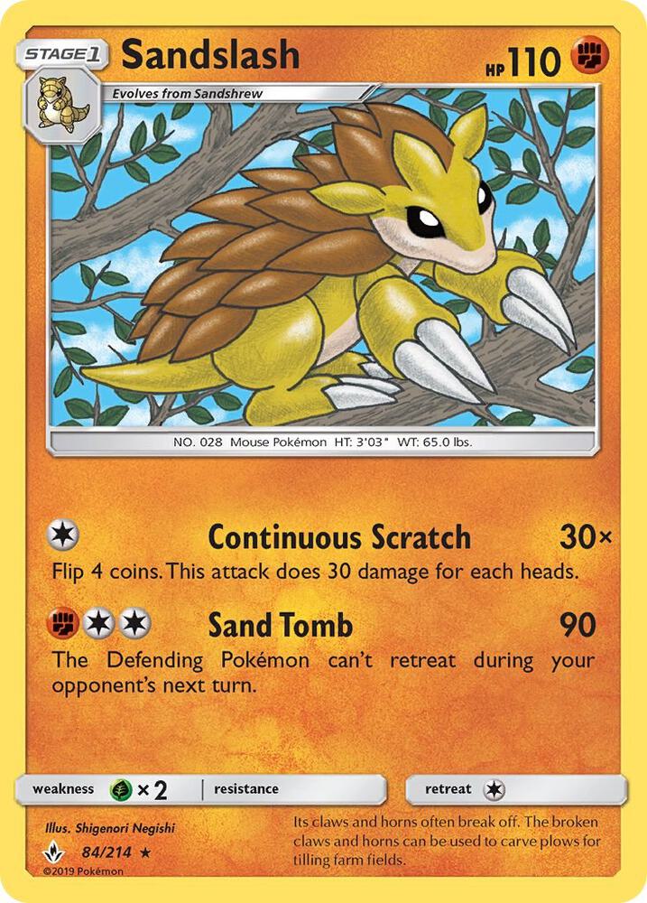 Sandslash (84/214) (SM10)