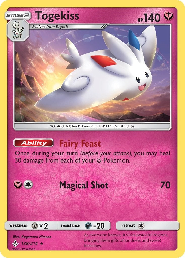 Image for Togekiss (138/214) (SM10) - Pokemon
