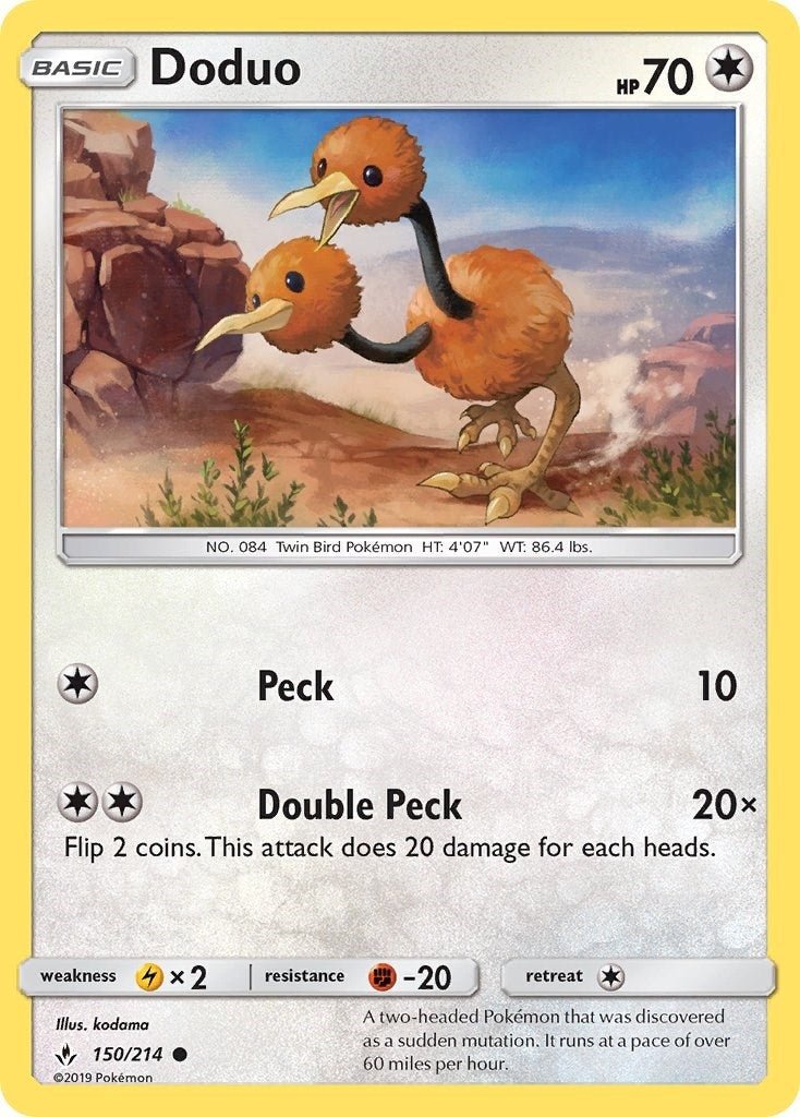 Image for Doduo (150/214) (SM10) - Pokemon