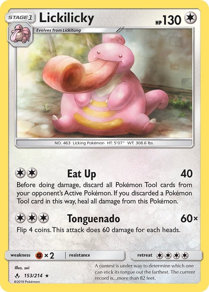 Image for Lickilicky (153/214) (SM10) - Pokemon