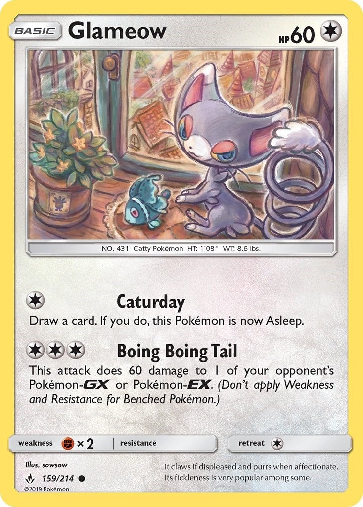 Image for Glameow (159/214) (SM10) - Pokemon