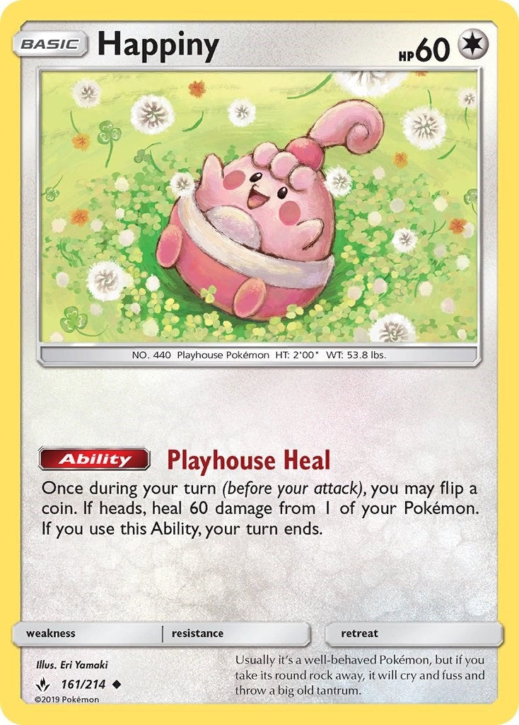 Image for Happiny (161/214) (SM10) - Pokemon