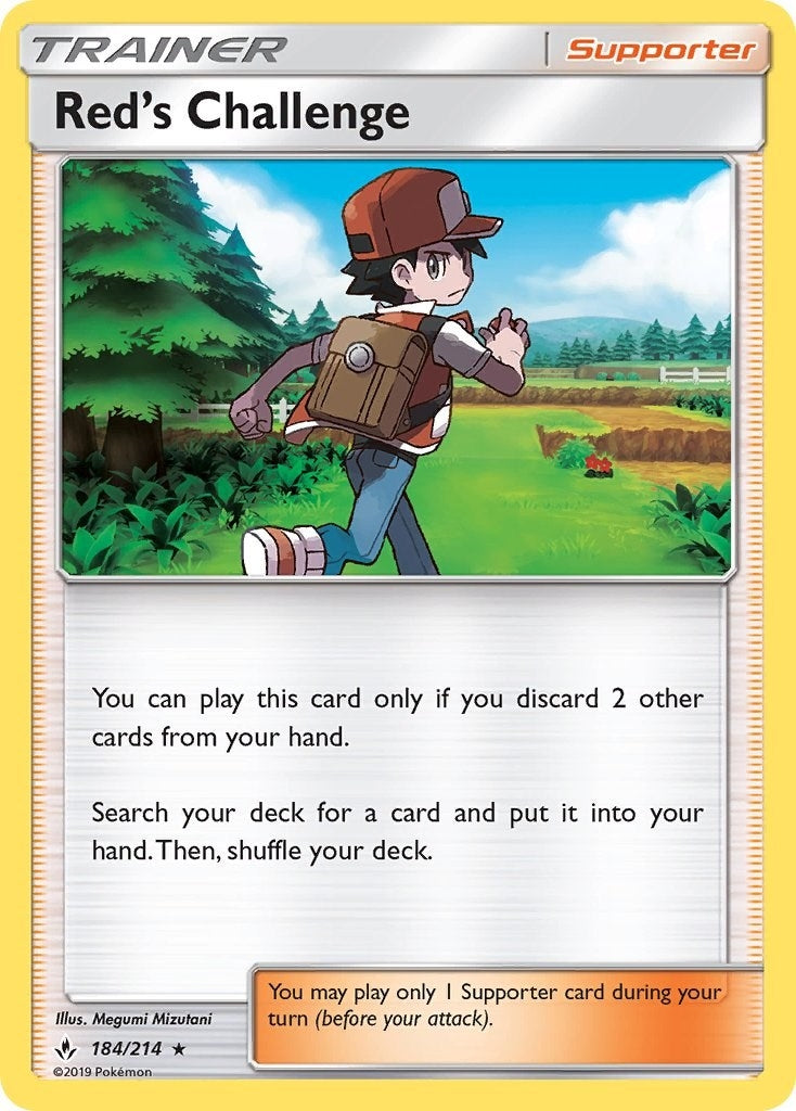 Image for Red's Challenge (184/214) (SM10) - Pokemon