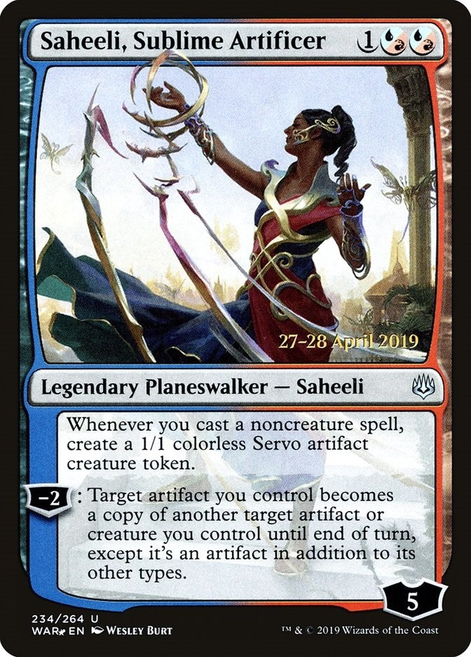 Image for Saheeli, Sublime Artificer (234) - Magic: The Gathering