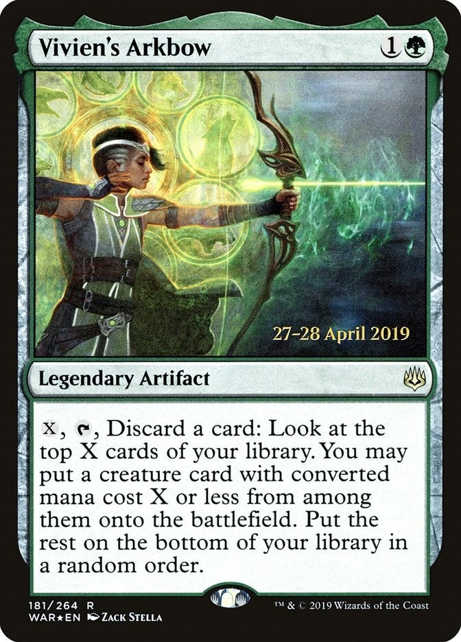 Image for Vivien's Arkbow (181) - Magic: The Gathering