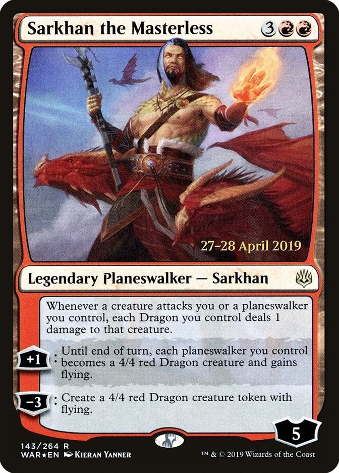 Image for Sarkhan the Masterless (143) - Magic: The Gathering
