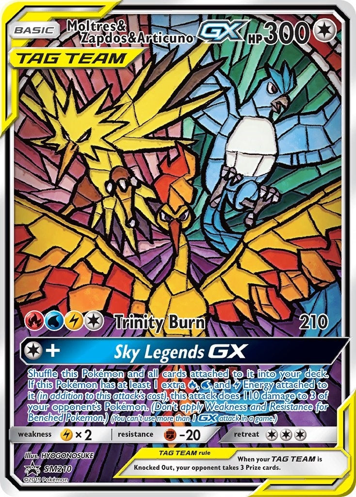 Image for Moltres & Zapdos & Articuno GX (SM210) (SMP) - Pokemon