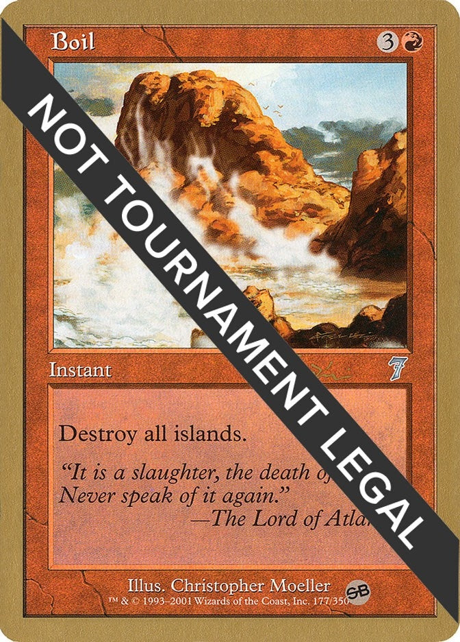 Image for Boil - 2001 Jan Tomcani (7ED) (SB) - Magic: The Gathering
