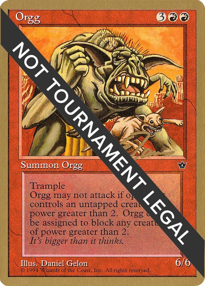 Image for Orgg - 1996 Eric Tam (FEM) (WCD) - Magic: The Gathering