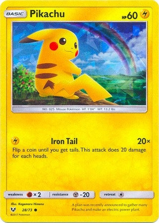 Image for Pikachu - 28/73 (Cracked Ice Holo) (028/073) (PR) - Pokemon