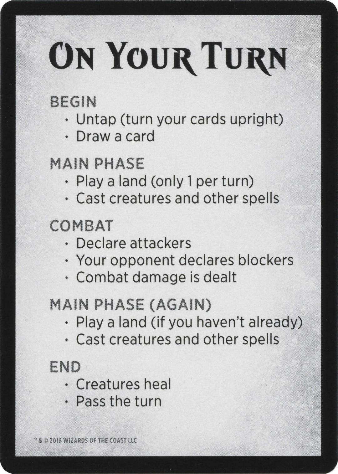 Image for Rules Card (WAR Bundle) (UMP) - Magic: The Gathering