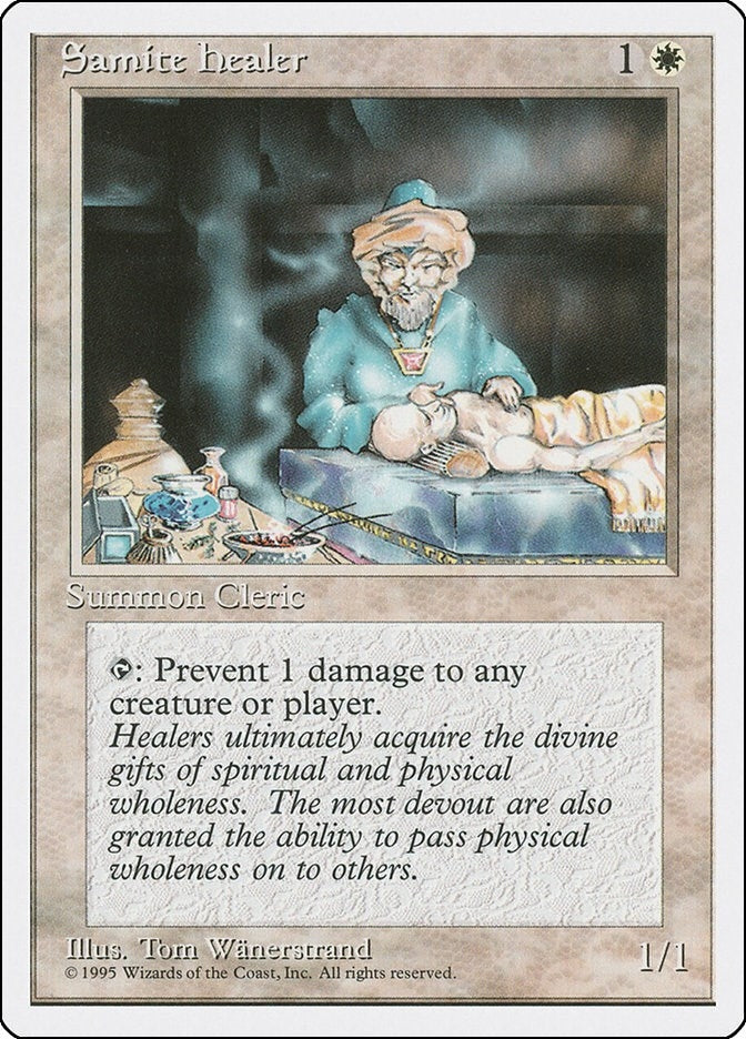 Image for Samite Healer - Magic: The Gathering