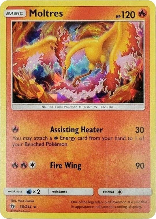 Image for Moltres - 38/214 (Cracked Ice Holo) (038/214) (PR) - Pokemon