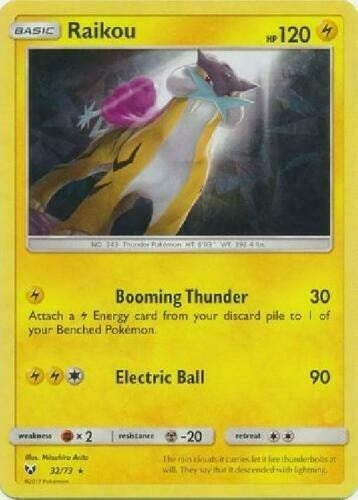 Image for Raikou - 32/73 (Let's Play, Pikachu!) (Cracked Ice Holo) (032/073) (PR) - Pokemon