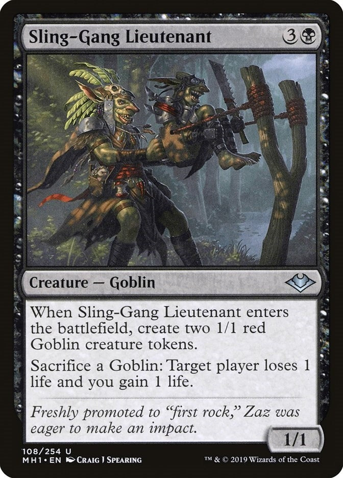 Image for Sling-Gang Lieutenant (108) - Magic: The Gathering