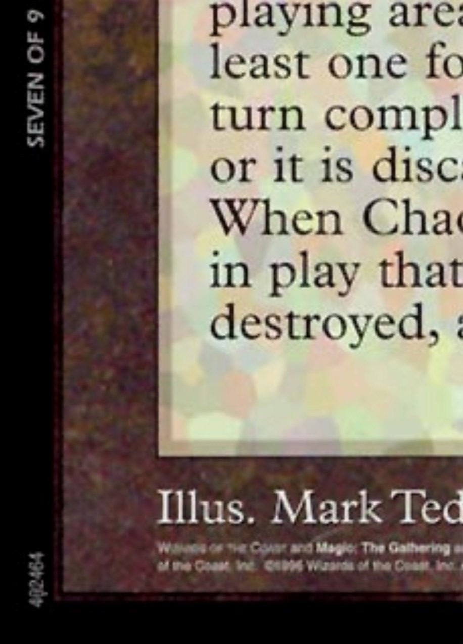 Image for Chaos Orb (7 of 9) (Ultra Pro Puzzle Quest) (1) - Magic: The Gathering