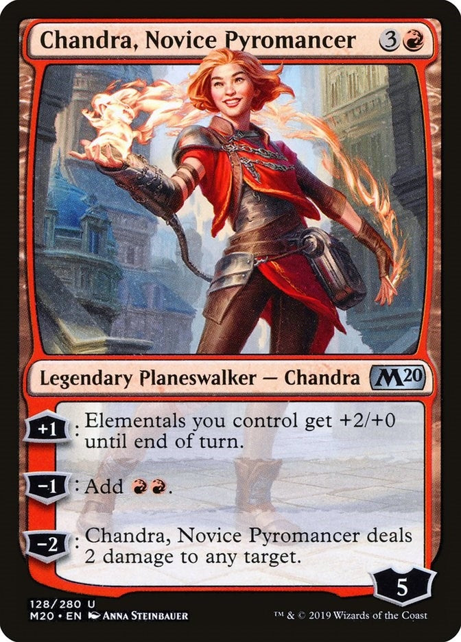 Image for Chandra, Novice Pyromancer (128) - Magic: The Gathering