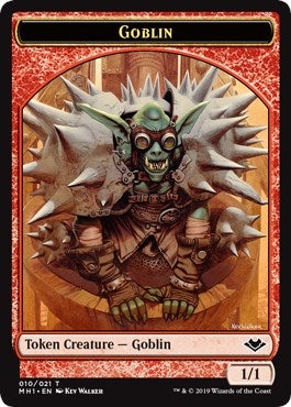 Image for Goblin // Emblem - Wrenn and Six Double-Sided Token (10 // 21) - Magic: The Gathering