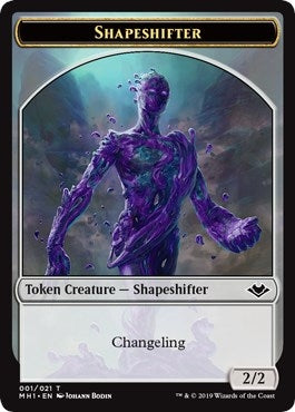 Image for Shapeshifter // Emblem - Wrenn and Six Double-Sided Token (1 // 21) - Magic: The Gathering