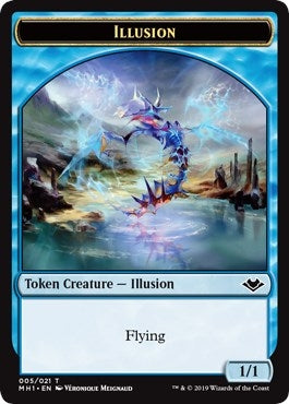Image for Illusion // Spider Double-Sided Token (5 // 14) - Magic: The Gathering