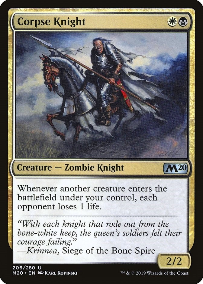 Image for Corpse Knight (206) - Magic: The Gathering