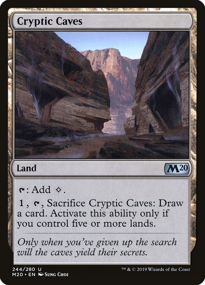 Image for Cryptic Caves (244) - Magic: The Gathering