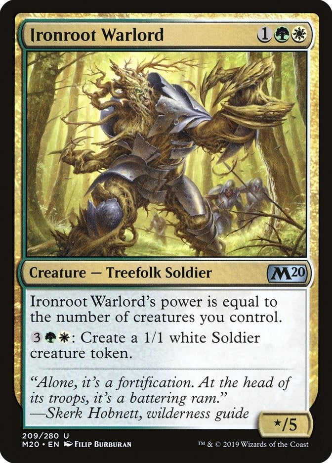 Image for Ironroot Warlord (209) - Magic: The Gathering