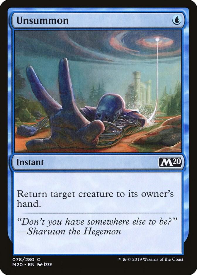 Image for Unsummon (78) - Magic: The Gathering