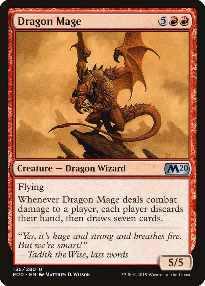 Image for Dragon Mage (135) - Magic: The Gathering