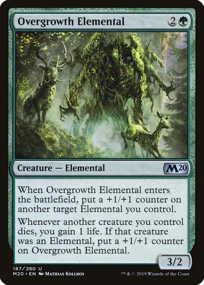 Image for Overgrowth Elemental (187) - Magic: The Gathering