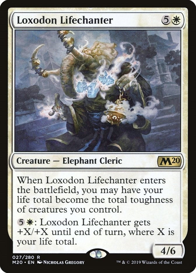 Image for Loxodon Lifechanter (27) - Magic: The Gathering