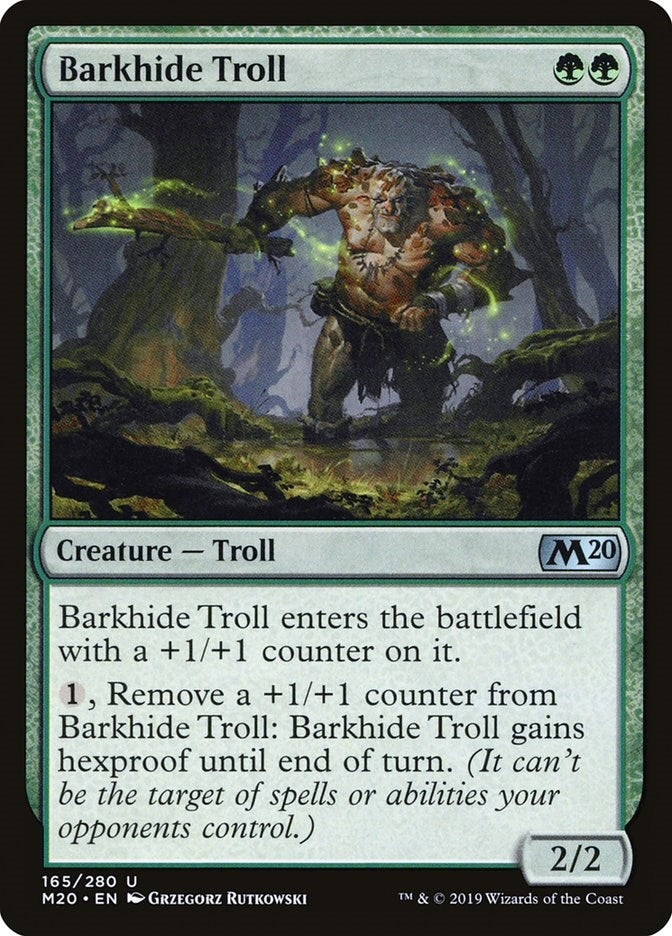 Image for Barkhide Troll (165) - Magic: The Gathering