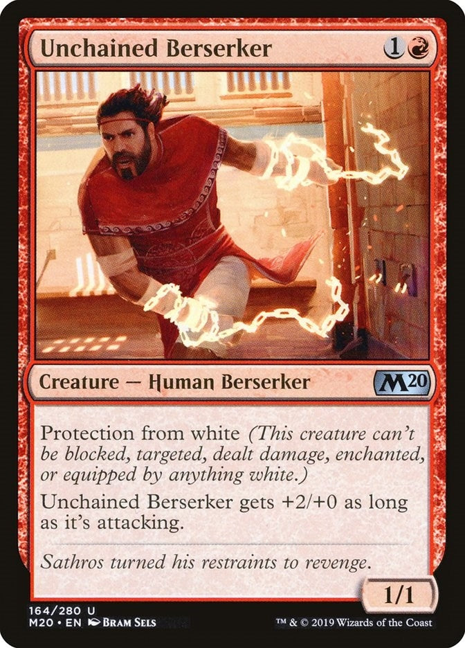 Image for Unchained Berserker (164) - Magic: The Gathering