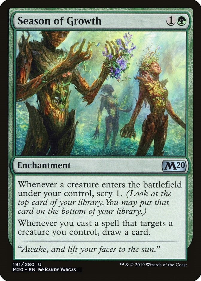 Image for Season of Growth (191) - Magic: The Gathering