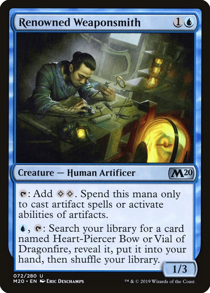 Image for Renowned Weaponsmith (72) - Magic: The Gathering
