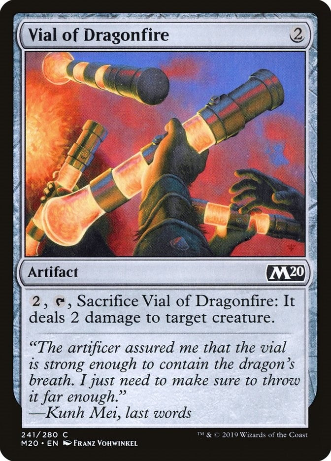Image for Vial of Dragonfire (241) - Magic: The Gathering