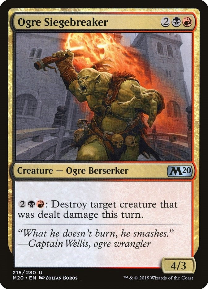 Image for Ogre Siegebreaker (215) - Magic: The Gathering