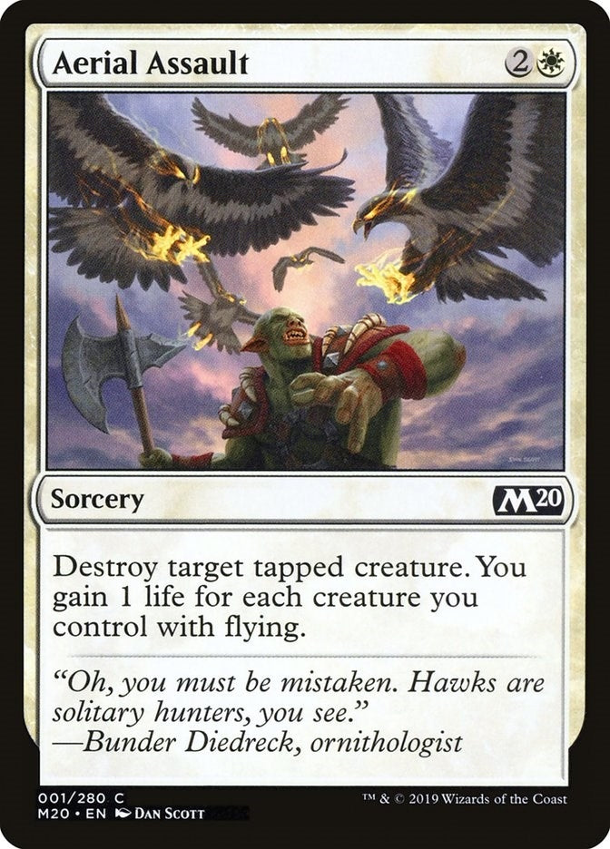 Image for Aerial Assault (1) (M20) - Magic: The Gathering