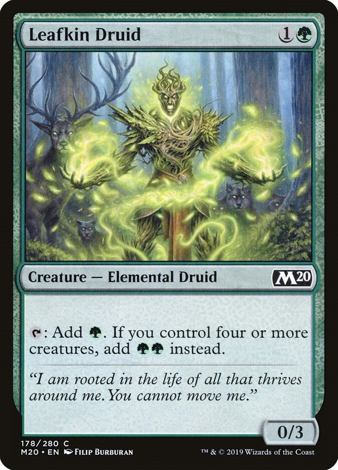 Image for Leafkin Druid (178) - Magic: The Gathering