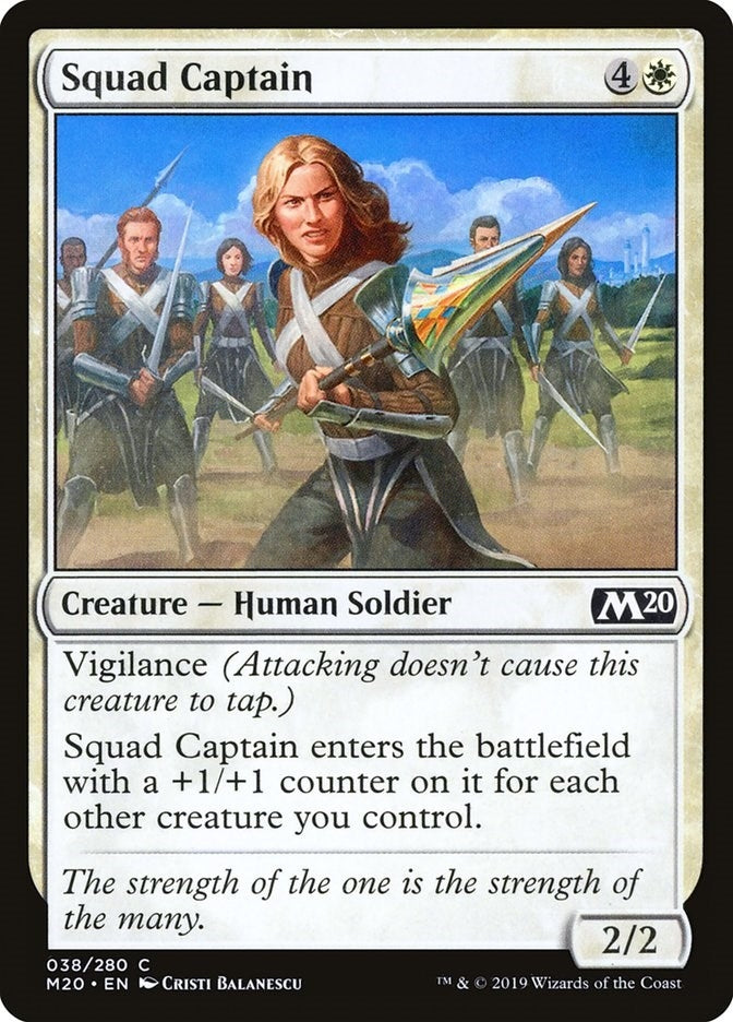 Image for Squad Captain (38) - Magic: The Gathering
