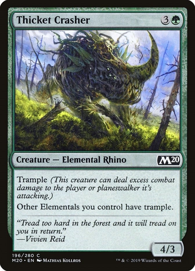 Image for Thicket Crasher (196) - Magic: The Gathering