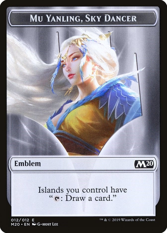 Image for Emblem - Mu Yanling, Sky Dancer (12) - Magic: The Gathering