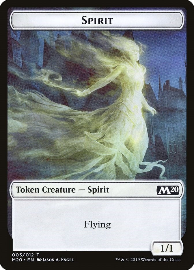 Image for Spirit Token (3) - Magic: The Gathering