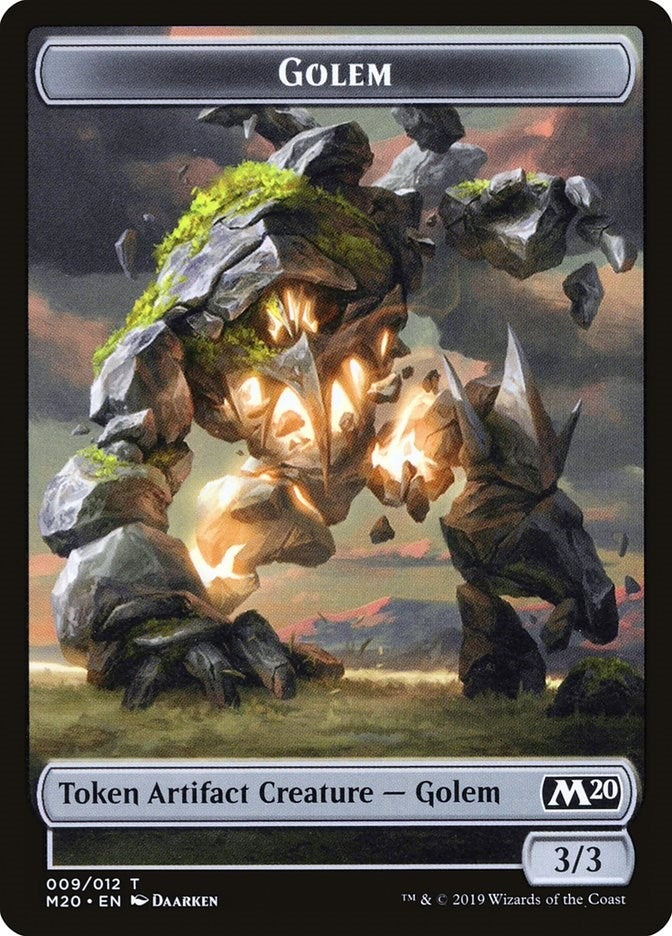 Image for Golem Token (9) - Magic: The Gathering