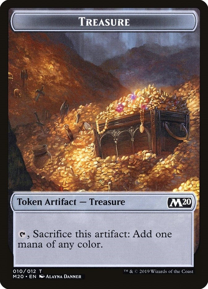 Image for Treasure Token (10) - Magic: The Gathering