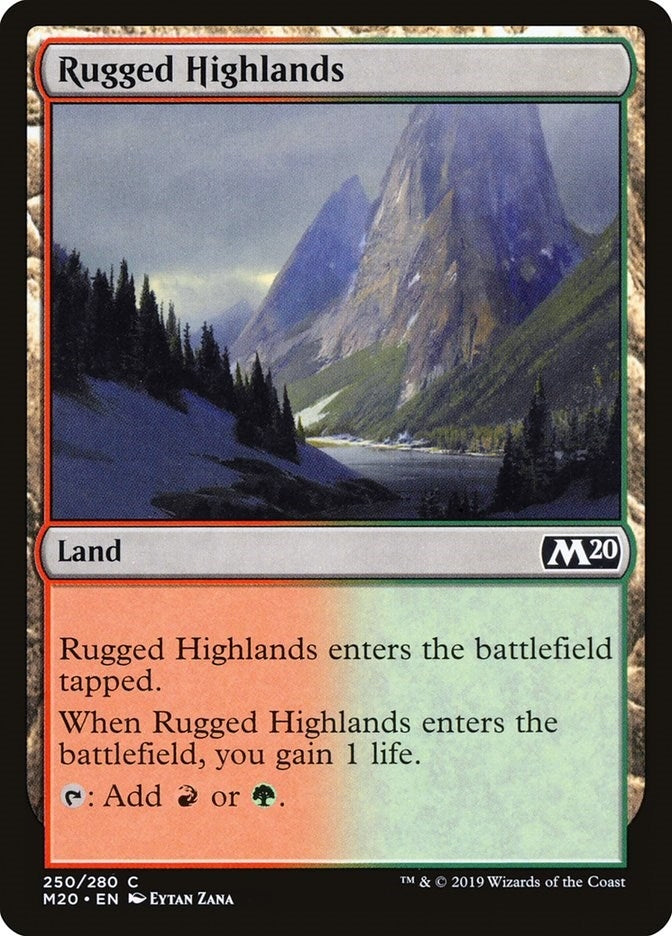 Image for Rugged Highlands (250) - Magic: The Gathering