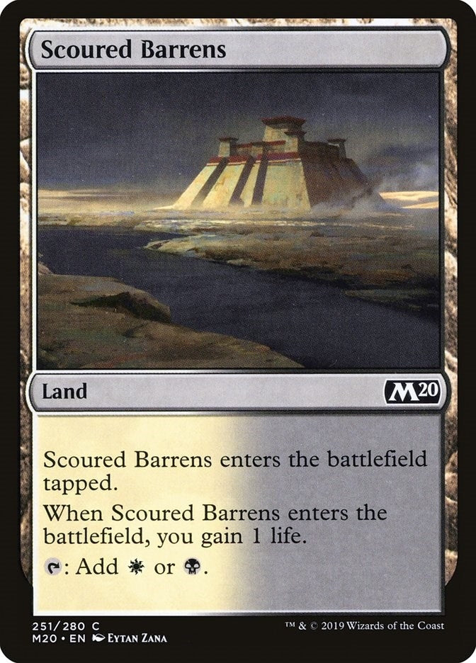 Image for Scoured Barrens (251) - Magic: The Gathering