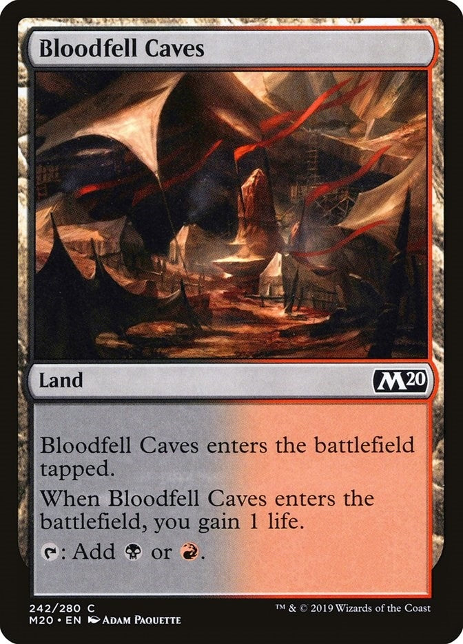 Image for Bloodfell Caves (242) - Magic: The Gathering