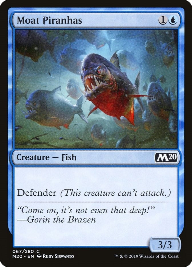 Image for Moat Piranhas (67) - Magic: The Gathering